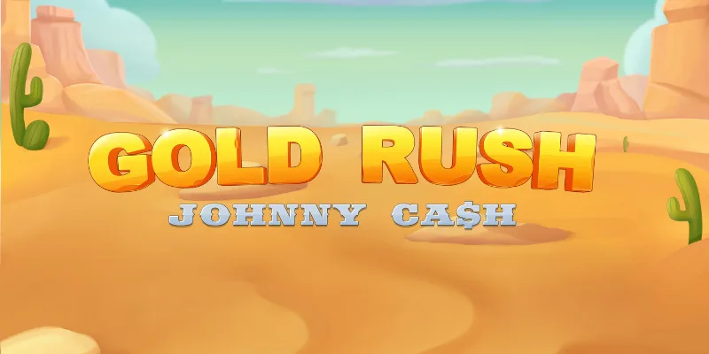 Gold Rush with Johnny Cash game artwork